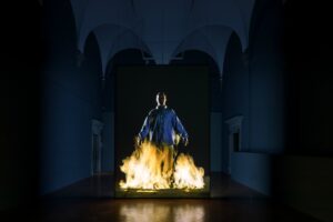 Bill Viola. The Crossing, 1996