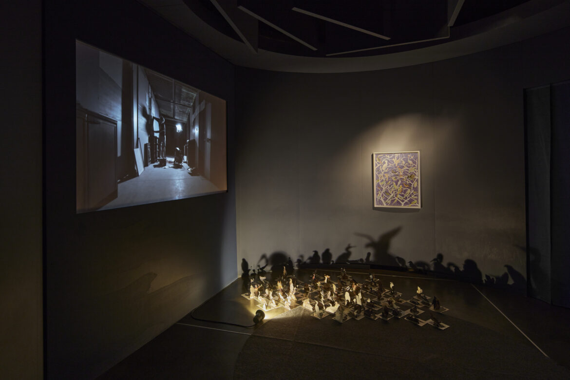 Un viaggio nel Temporary Landscape di Eugenio Tibaldi. Erbari, mappe, diari. Installation view 2, 2021. Ph. Agostino Osio. Courtesy PAV – Parco Arte Vivente, artscore.it