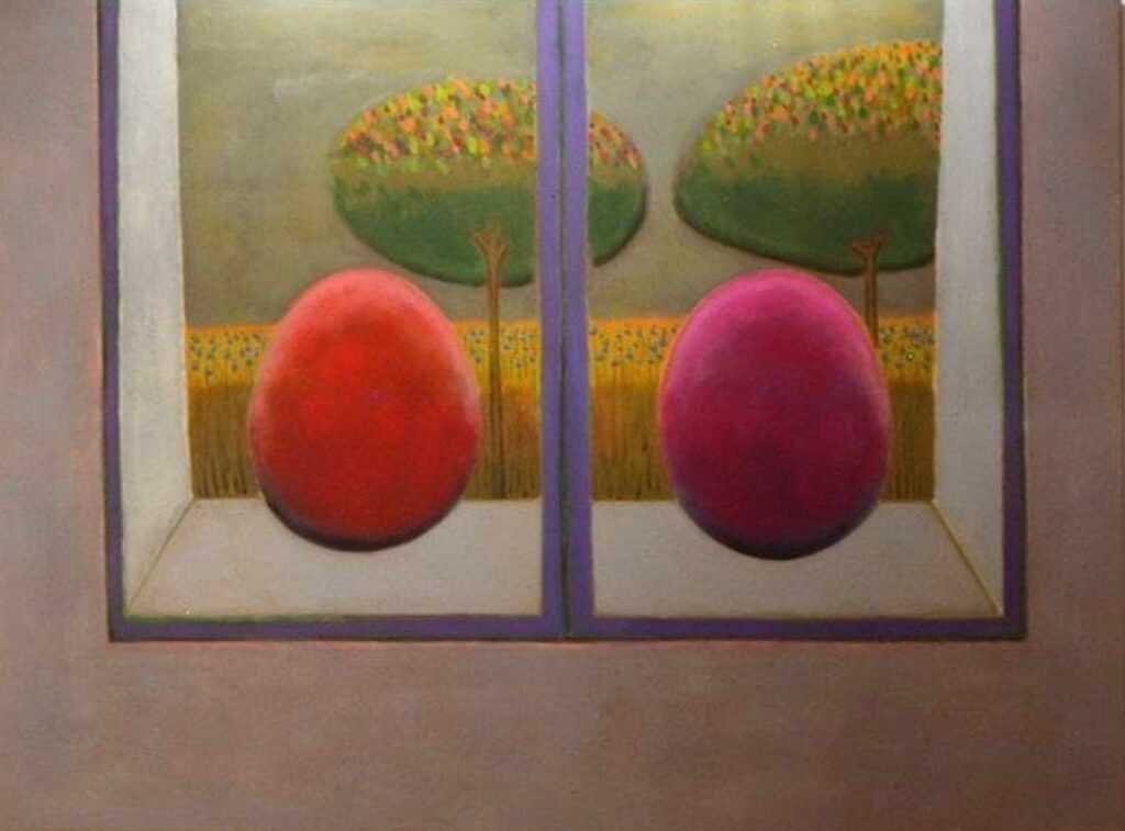 Uova, dipinto di Jiří Sopko del 2012