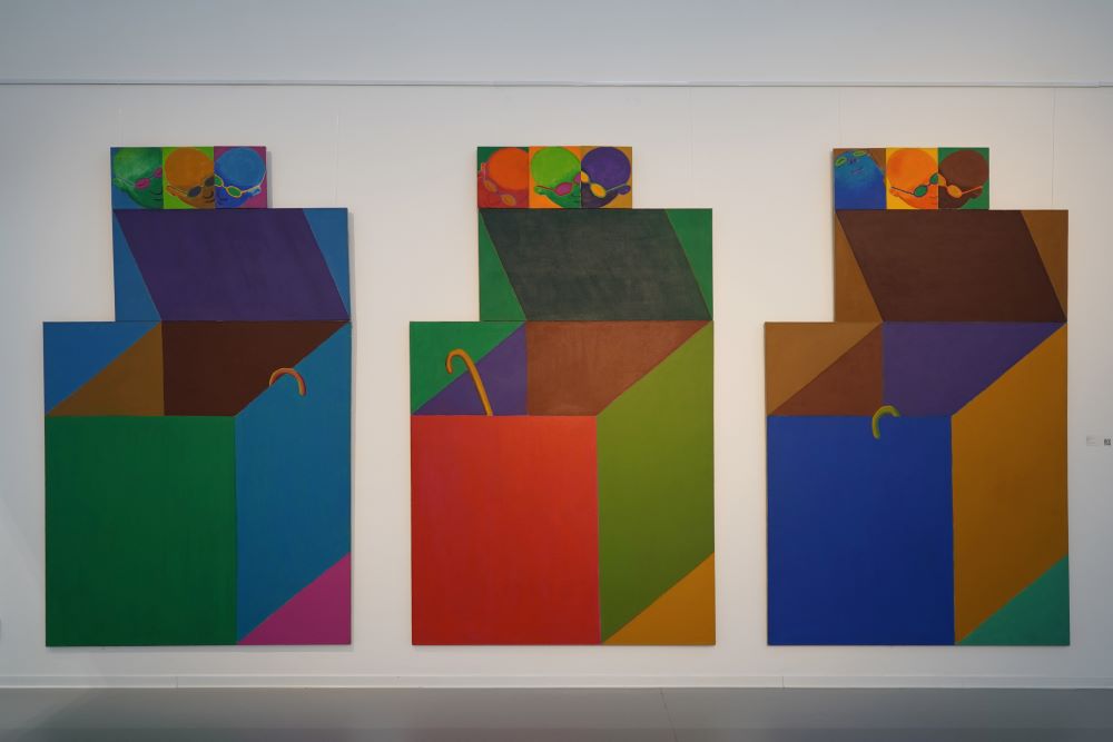 Il trittico Hůl,1993, in mostra al Danubiana