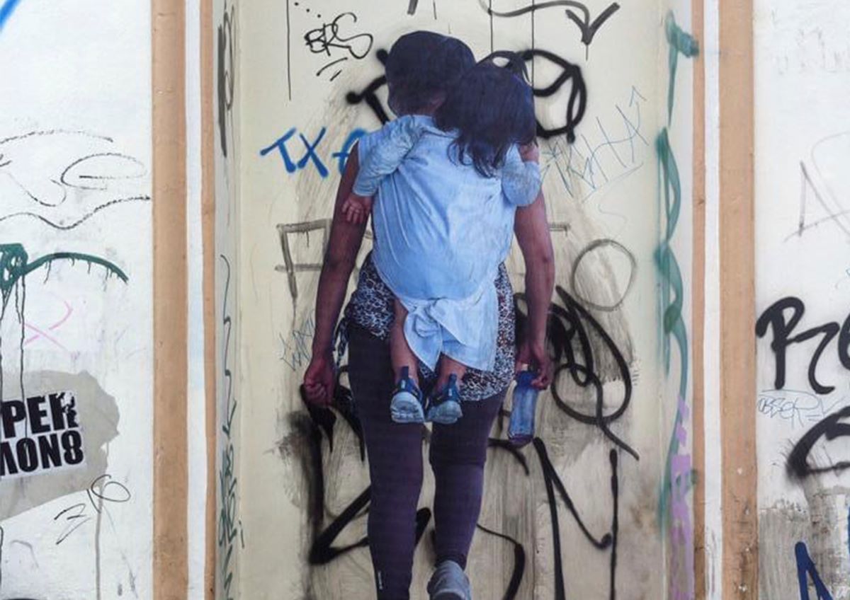 La poster art di Vantees a Curitiba, Brasile