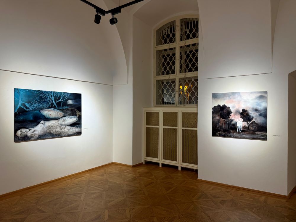New forms of italian painting. Installation view con Federica Poletti-artscore.it