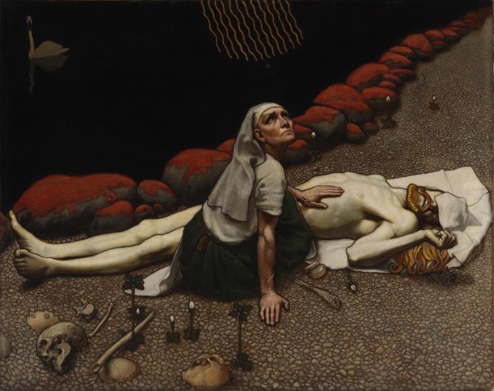 Gotico Moderno. Askeli Gallen Kallela, 1897. artscore.it