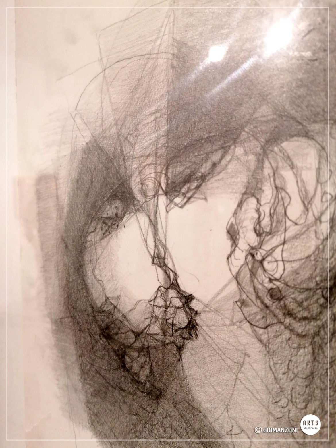 Marisa Merz alla Collezione Olgiati, grafite su carta