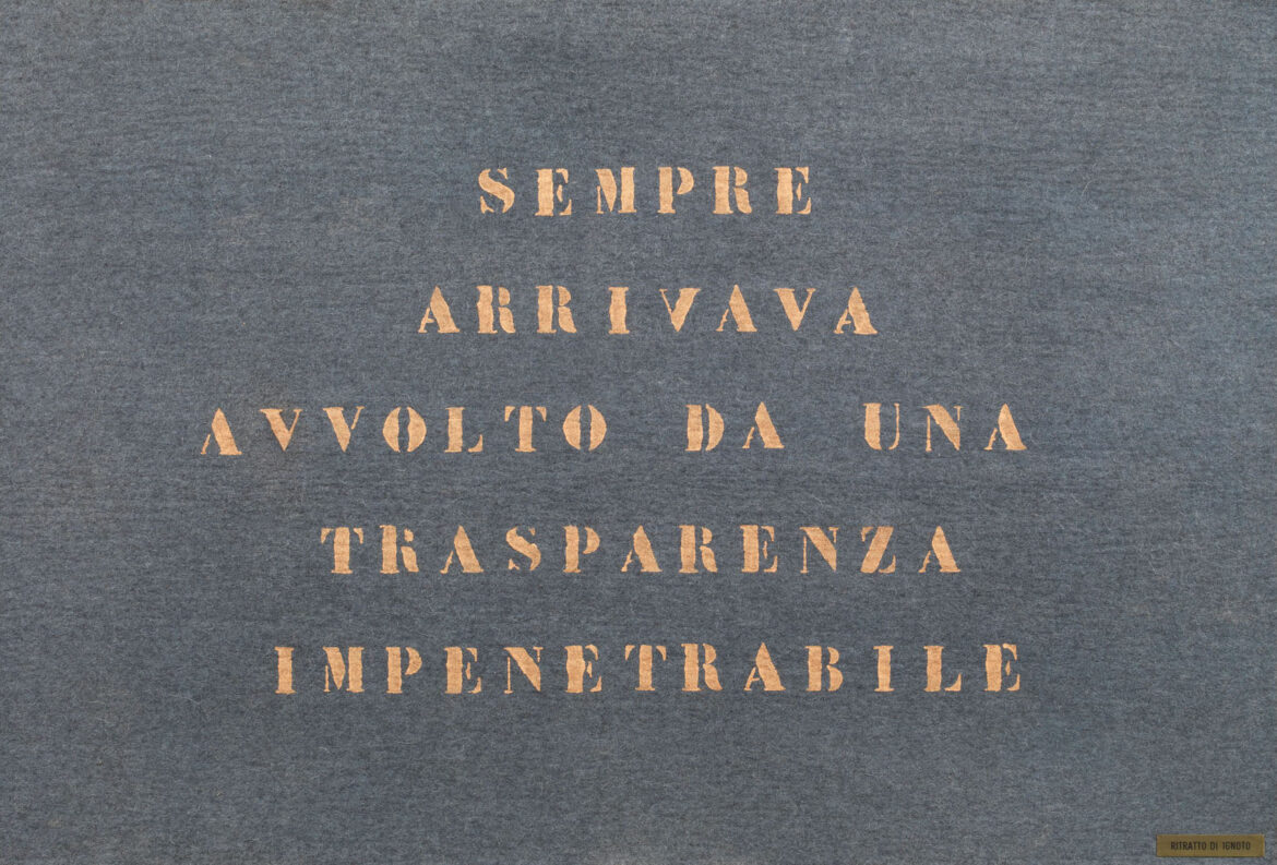 Agnetti -Uno dei suoi ritratti "di ignoto"- artscore.it