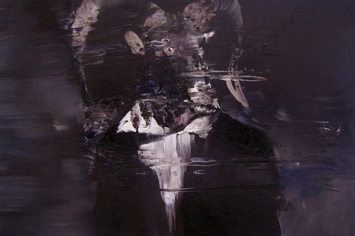 Autoritratto con testa di Seth- L'Altrella- artscore.it